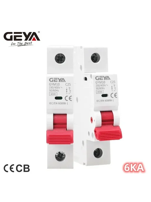 Автоматический выключатель GEYA GYM10 20A